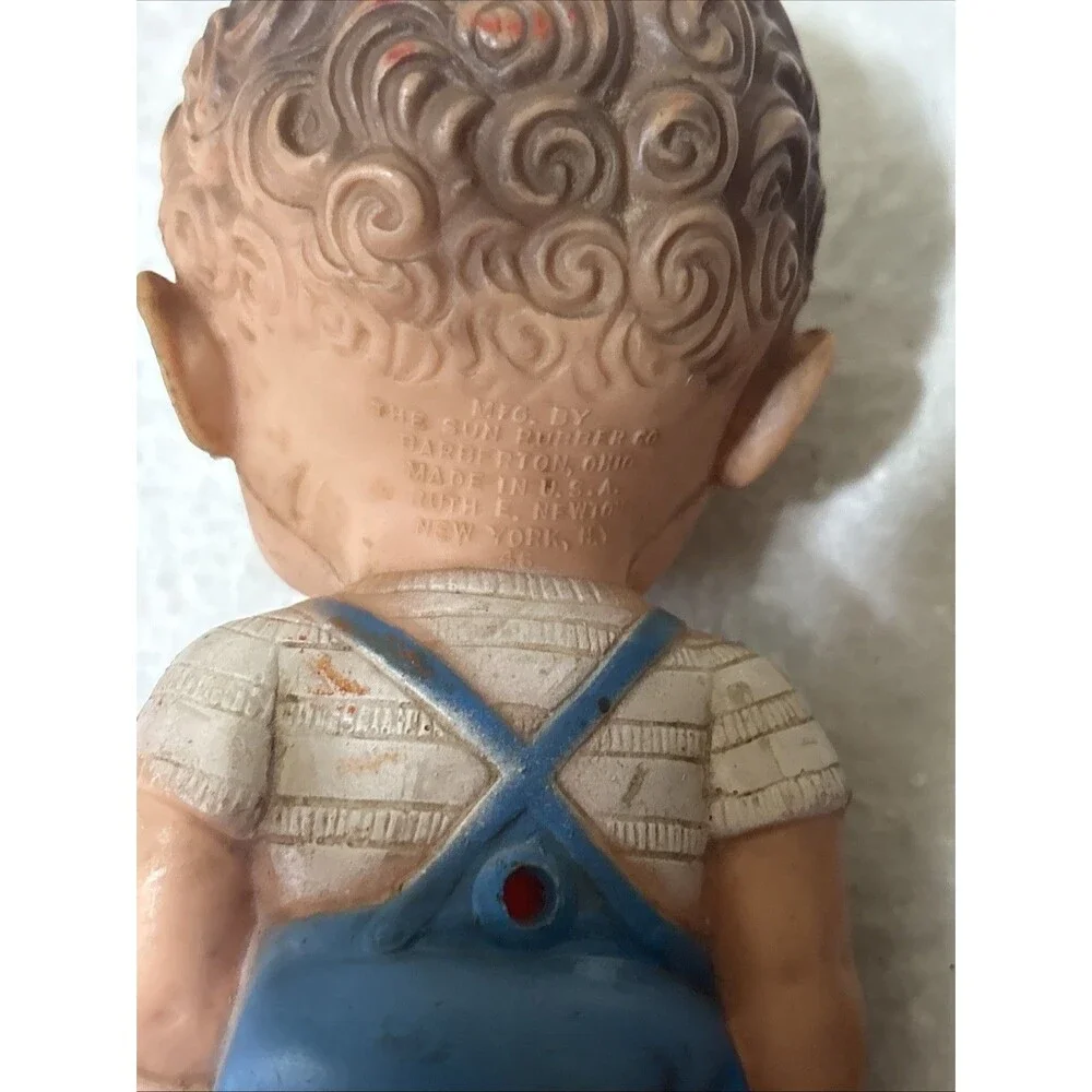 Two Vintage Dolls Pinocchio Disney Ruth Newton Doll Rubber Toy Read. CH